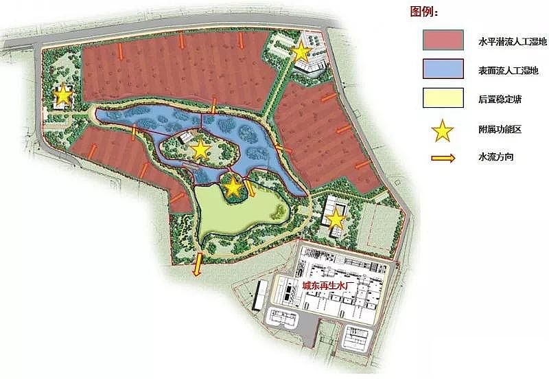 火山巖生物濾料生產廠家嘉興城東再生水廠尾水濕地凈化