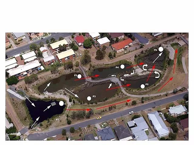 海綿鐵濾料廠家設計人工濕地全圖案例