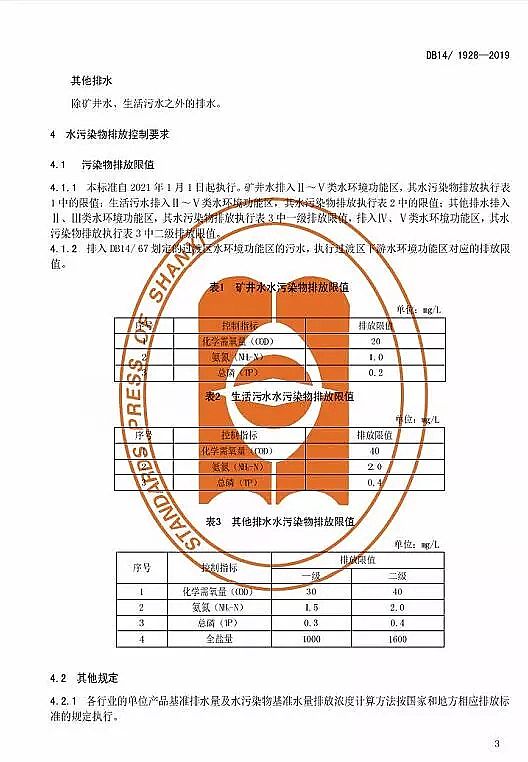氨氮降解劑廠家山西發(fā)布《污水綜合排放標(biāo)準(zhǔn)》,COD、氨氮較國標(biāo)更嚴(yán),新增TP和全鹽量