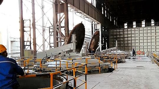 高效木魚石濾料生產廠家中冶節能環保設計的世界產能最大鋼渣磁選線投產