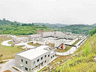 活性氧化鋁球濾2-4mm廠家重慶合川工業園區渭沱組團污水處理廠已投入試運行