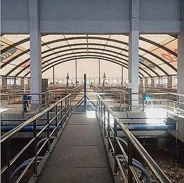 環(huán)保殺菌滅藻劑生產廠家太鋼工程技術公司承攬的徐溝污水處理廠項目試產水成功