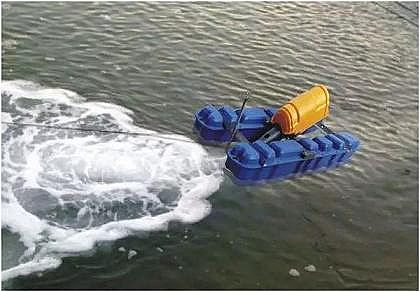 環保曝氣器廠家城市黑臭污染河道底泥該怎么治理?