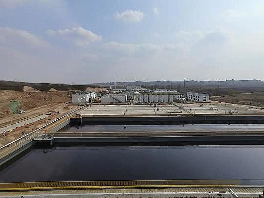 優良懸浮球生物填料生產廠家甘肅蘭州新區化工園區污水處理廠建成投入試運營