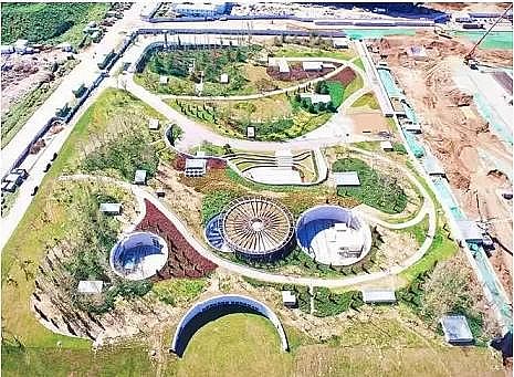 纖維束填料0.8米廠家4萬噸/天,出水準III類!雄安新區首座全地下再生水廠通水