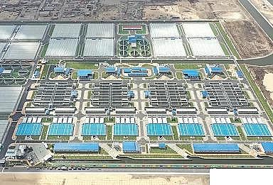 2022年顆粒活性炭廠家全球最大污水廠投入運行,處理規(guī)模560萬m³/d,面積相當(dāng)于90個足球場